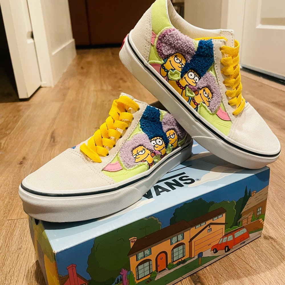 Vans x The Simpsons Old Skool Bouviers Sisters Shoes